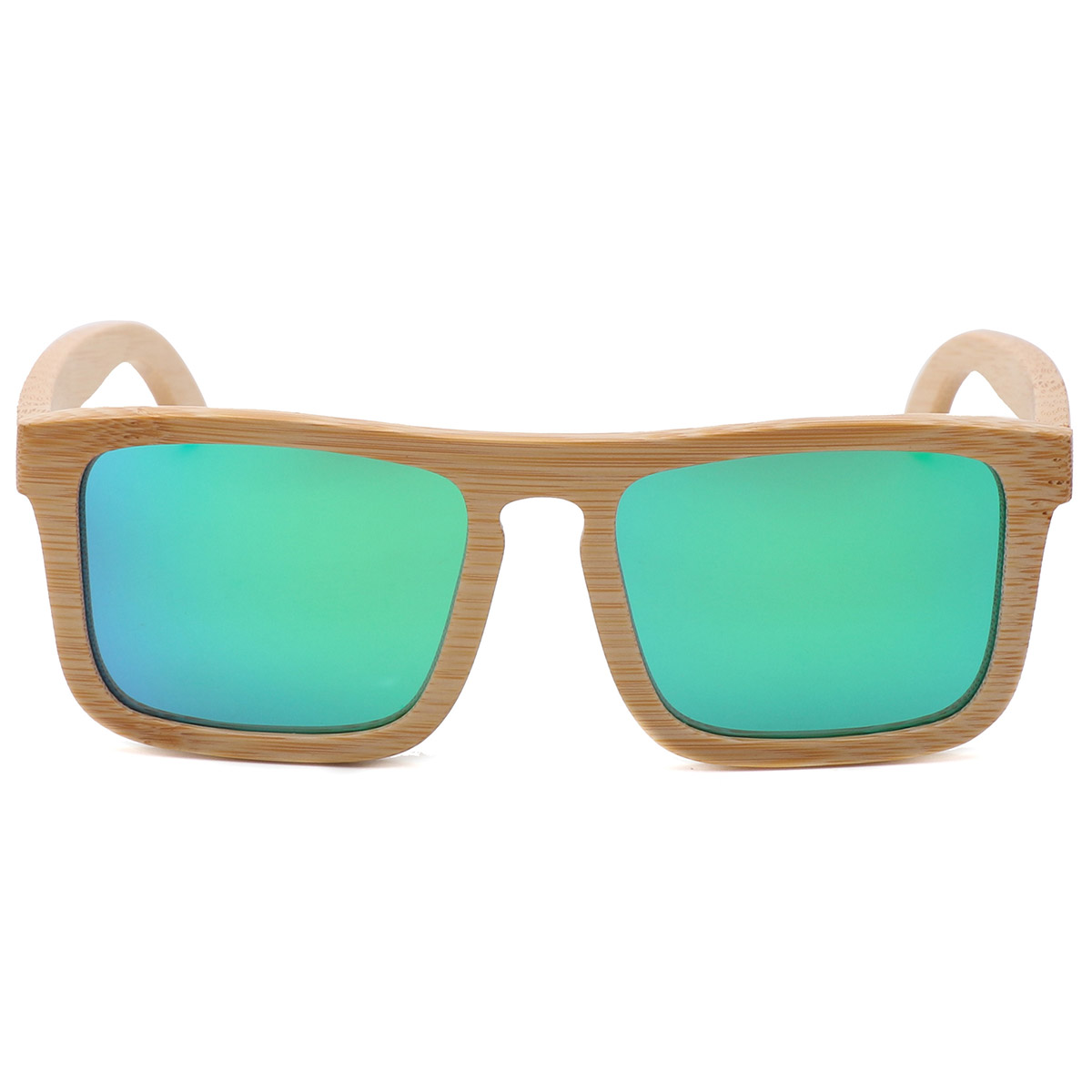 PERFUSORIUS Eco-amica Naturalis Bamboo Square Frame Sunglasses PERFUSORIUS Eco-amica Naturalis Bamboo Square Frame Sunglasses