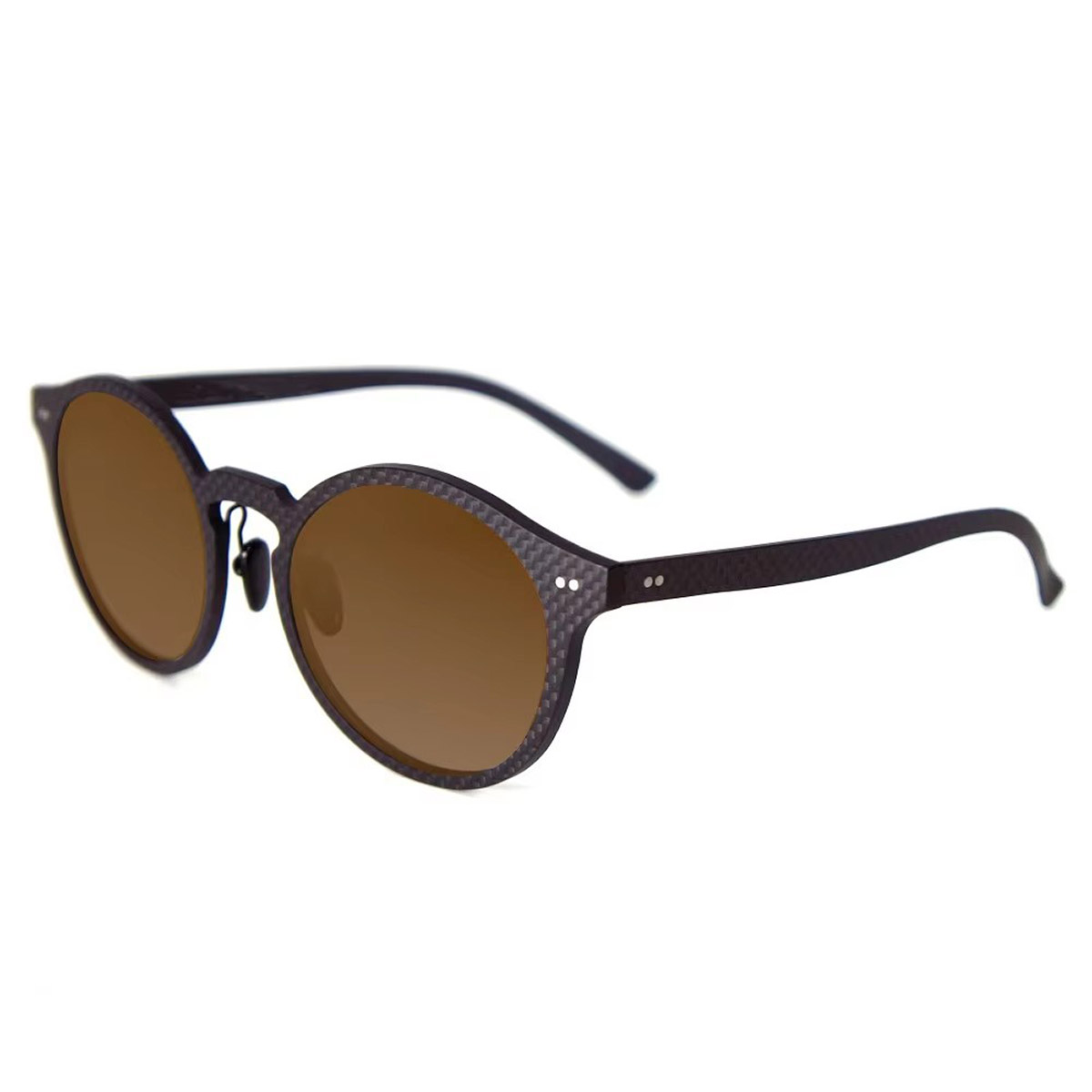 Retro Round Frame UV400 Carbon Fibra Sunglasses Retro Round Frame UV400 Carbon Fibra Sunglasses