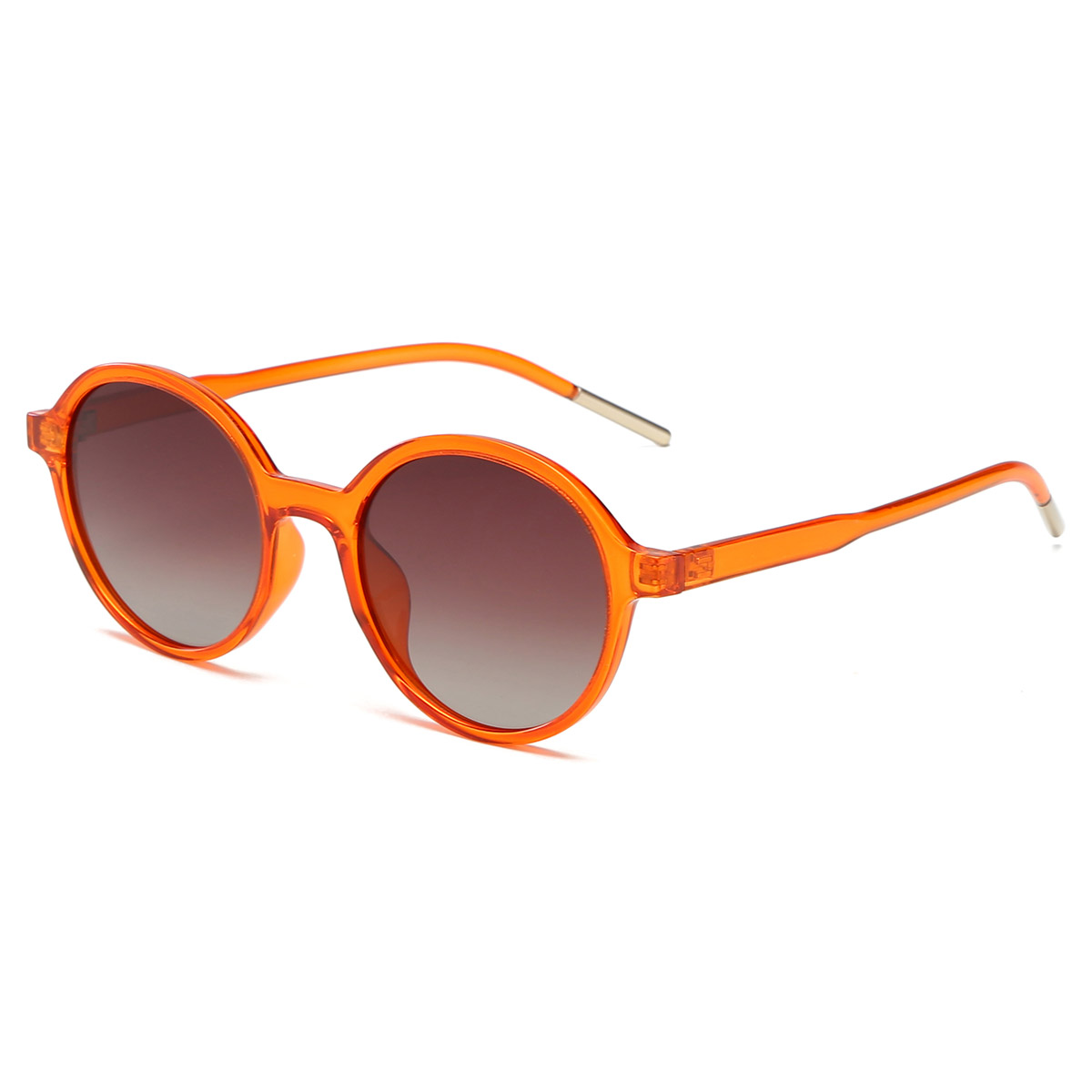 Perspicuus LAETUS circum Frame Dyed TR/PC Sunglasses